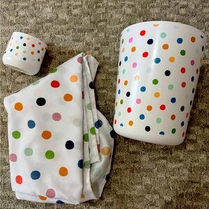 Pillowfort dot bathroom collection set